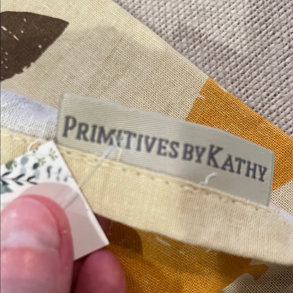 Primitives by Kathy Grateful Pumpkin Kitchen Tea Towel/NWT - Picture 7 of 10